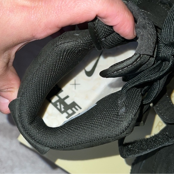 Nike Air Force 1 x Billie Eilish Dark Green & Black Hi-Top Wmns Size 5.5 New - Picture 7 of 14